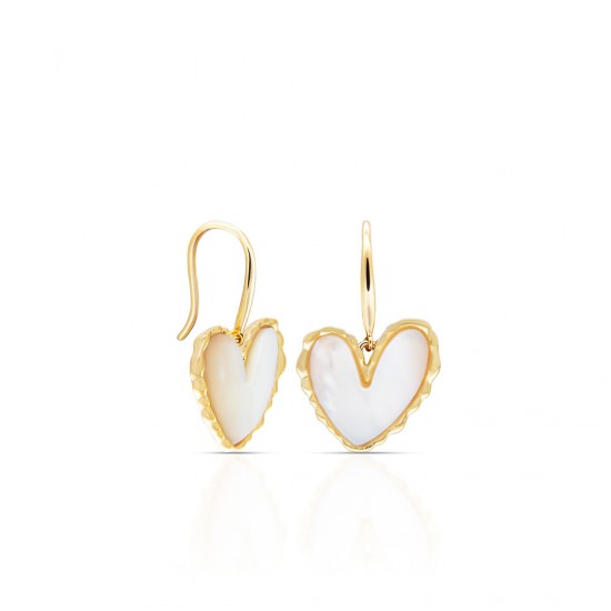 Anting Hook Emas Mother Of Pearl Lovia