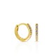 Anting Hoop Emas Zirkon Cintya
