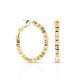 Inka Gold Hoop Earrings