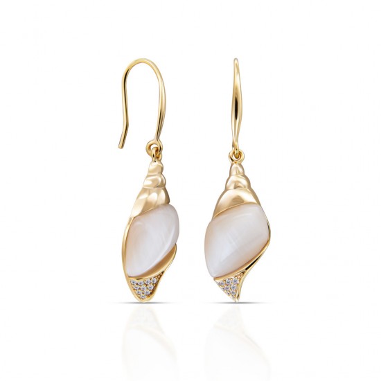 Anting Hook Emas Caracola