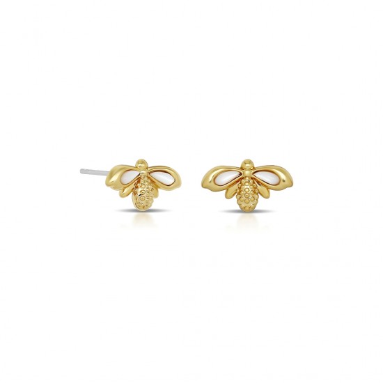 Bee Gold Earrings