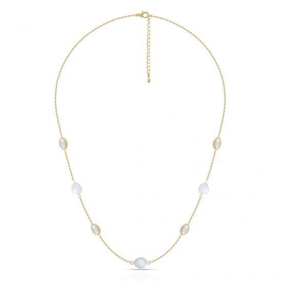 Sevia Pearl Gold Necklace