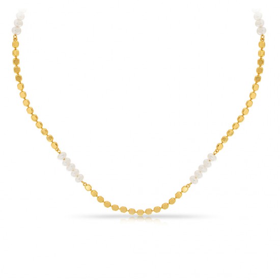 Kalung Mutiara Emas Four
