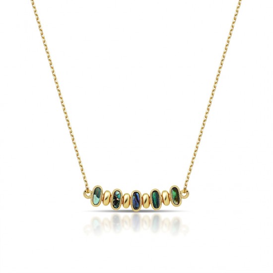 Kalung Emas Mother Of Pearl Row