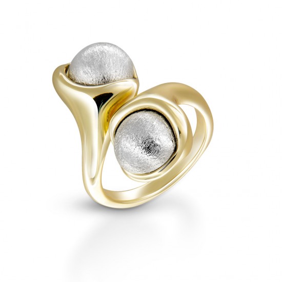 Elegant Two Tone Ring
