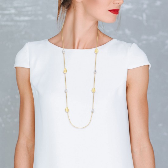 Kalung Panjang Two Tone Filipa