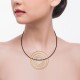Kalung Kulit  Emas Moven