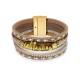 Vibrant Leather Bracelet