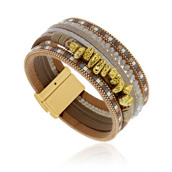 Vibrant Leather Bracelet