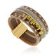 Vibrant Leather Bracelet